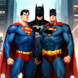 batman mixed with superman