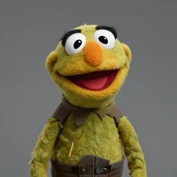 slenderman as muppet