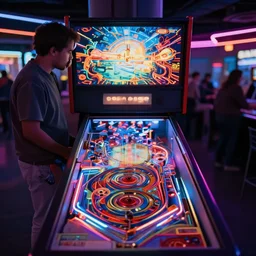 neon pinball