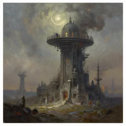 oil painting system apocalypse, by greg rutkowski, artstation
