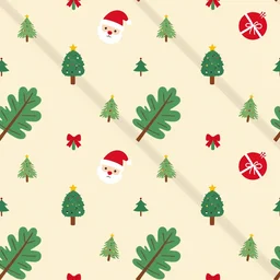 christmas wrapping paper, vector art,