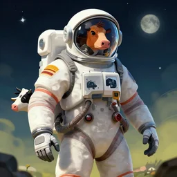 👨‍🚀 🐃, Greg rutkowski, Trending artstation, cinematográfica, digital Art