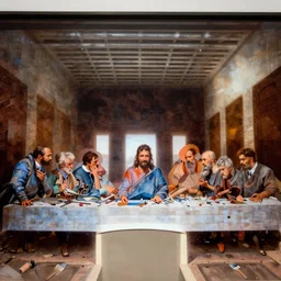 Pablo Picasso’s take on “The Last Supper”