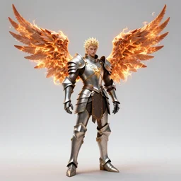 fantasy character portrait, spiky armor male knight with burning angel wings, ultra realistic, wide angle, intricate details, elven artifacts, highly detailed by peter mohrbacher, hajime sorayama, wayne barlowe, boris vallejo, aaron horkey, gaston bussiere, craig mullins