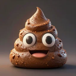 a 3 d model of a poop emoji found in the game files of skyrim