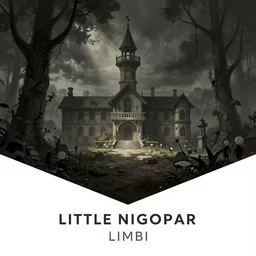 school concept art inspired by the game little nightmares and limbo