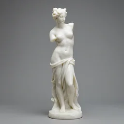 liquid sculture in the shape of venus