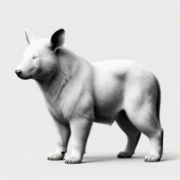 autostereogram of an animal