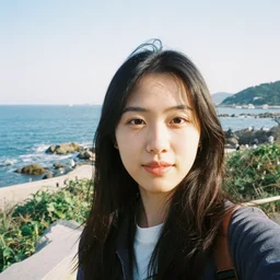 selfie on the coast, 35mm
