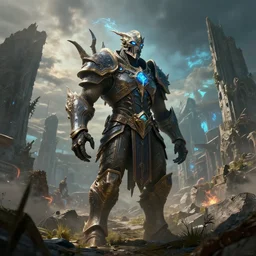 mmo realms, unreal engine 5, digital art, fantasy apocalypse, 4 k,