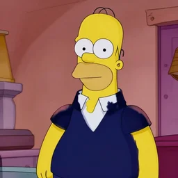 Still of Homer Simpson from the GodFather (1980), 8k photography