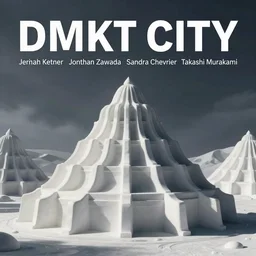 DMT City by jeremiah ketner, Jonathan Zawada, Sandra Chevrier,  and Takashi Murakami digital art