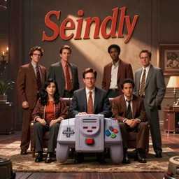 cast of Seinfeld with N64 graphics