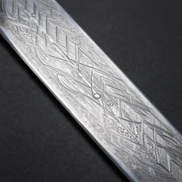 the pattern on damascus steel