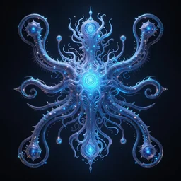 spacecore, eldritch, psychic, elemental masterpiece 8k resolution Behance HD scrollwork magic conduits zBrush Central contest winner, cel-shaded gothic atlantis pastiche by Dan Witz, deep color