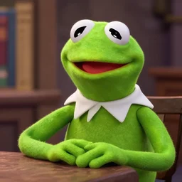 Kermit the frog as Saul Goodman