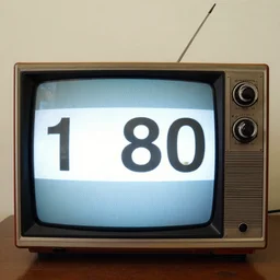 watch from 1 9 8 0 with an old tv screen, inspired by hartmut esslinger