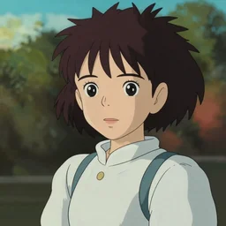 anime fine details portrait of a young woman,bokeh. Anime mastepiece by Studio Ghibli. 8k,sharp high quality classic anime from 1990 in style of Hayao Miyazaki