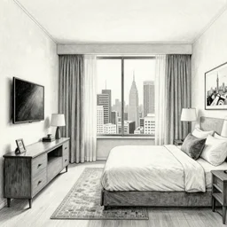 grunge drawing of hotel rooms and skyscrapers by - Zdzisław Beksiński, detailed, elegant, intricate