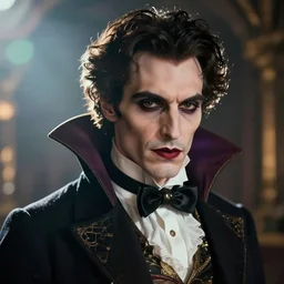 portrait art of victorian vampire 8k ultra realistic , lens flare, atmosphere, glow, detailed,intricate, full of colour, cinematic lighting, trending on artstation, 4k, hyperrealistic, focused, extreme details,unreal engine 5, cinematic, masterpiece
