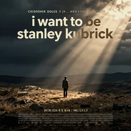a movie poster for christopher nolans new movie titled'i want to be stanley kubrick'