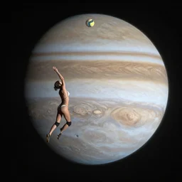 can we get aliens playing volleyball in bikinis on one of jupiter's moons