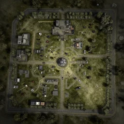call of duty zombies top view of the map layout outlined