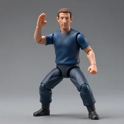 Mark Zuckerberg action figure with Kung Fu grip, photo, detailed, 4k