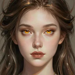 nature woman portrait, sci-fi, amber eyes, face, long hair, fantasy, intricate, elegant, highly detailed, digital painting, artstation, concept art, smooth, sharp focus, illustration, art by artgerm and greg rutkowski and alphonse mucha