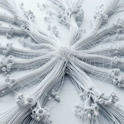 a beautiful detailed photorealistic render of an ultra intricated miniature cyber diorama of a 3 d endless fractal, ramifications of voronoi and cables, digital cobweb style procedural architecture, by zhelong xu, tsutomu nihei and mandelbrot trending on artstation aerial view, ultrawide angle, micro details, hyperrealistic, desaturated, polarizer filter, cinematic lighting, cryengine