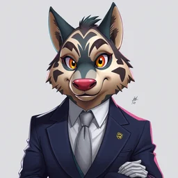 animal in suit by beksinki