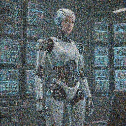 a tall female robot guarding a wall of computers, confident, moody, dramatic, introspective, 8 k, octane render, photorealistic, hyper detailed, perfect lighting