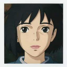 a film still polaroid portrait of emilia clarke, finely detailed features, closeup at the faces, perfect art, gapmoe yandere grimdark, trending on pixiv fanbox, painted by makoto shinkai takashi takeuchi studio ghibli, akihiko yoshida