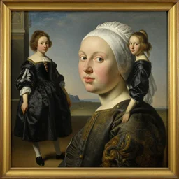 refined dutch golden age oil painting pop surreal masterpiece in the style of robert williams,