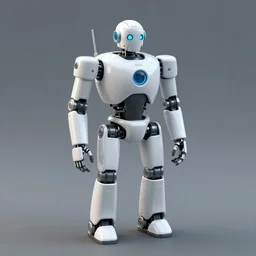 robot creates robot, concept art