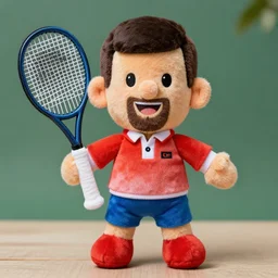 novak djokovic as plushie toy