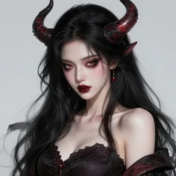 the portrait of chaotic evil sensual female necromancer overlord as absurdly beautiful, gorgeous, elegant, sadistic young woman, an ultrafine hyperdetailed illustration by kim jung gi, irakli nadar, intricate linework, bright colors, octopath traveler, final fantasy, unreal engine 5 highly rendered, global illumination, radiant light, detailed and intricate environment