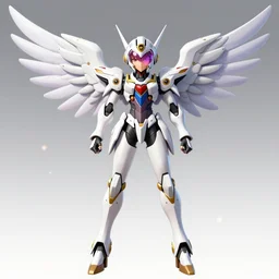 magical girl mecha (sci-fi space ship wings) with a heart visor helmet by symphogear, full body character portrait, goth, trending on Artstation, WLOP, highly detailed, digital painting, pixiv, concept art, sharp focus, illustration, art and Greg Rutkowski and Walt Disney animation