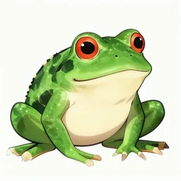 samurai frog, ukiyo - e style