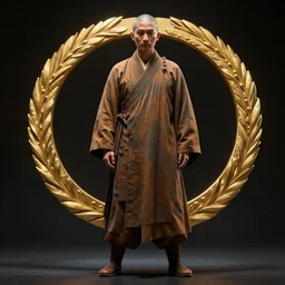 full body pose, hyperrealistic photograph of a shaolin monk, dim volumetric lighting, 8 k, octane beautifully detailed render, extremely hyper detailed, intricate, epic composition, cinematic lighting, masterpiece, trending on artstation, very very detailed, stunning, hdr, smooth, sharp focus, high resolution, award, winning photo