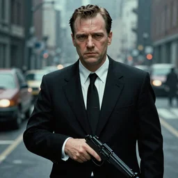 Charlie Chaplan as Agent 47 in 'Hitman'