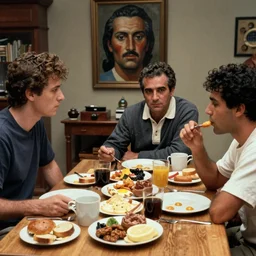 breakfast, diego rivera, 1 9 6 0 science fiction movie, cinematography by joel coen