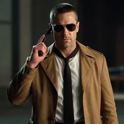 Duke Nukem as The American Psycho, cinematic still