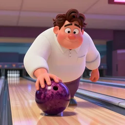 the notorious b. i. g. as a bowling ball, animation pixar style, shaded lighting poster by magali villeneuve, artgerm, jeremy lipkin and michael garmash, rob rey and kentaro miura style, trending on art station