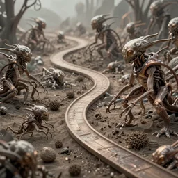 Prometheus biological corridor, biologic HR Giger style, featured in artstation, octane render, cinematic, elegant, intricate, 8k