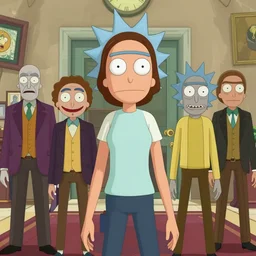 Pixar animated character, hot woman who's a female version of a combination of Travis Bickle, Tyler Durden, Rick from Rick and Morty, The Wolf of Wall Street, Scarface, Don Draper, Walter White, Alex from A Clockwork Orange, The Joker, and Patrick Bateman, 3D animated CGI cartoon 8K screenshot, trending on IMDB