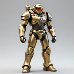 samus aran metroid wearing halo spartan mjolnir mark 6 armor