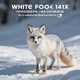 white fox photography by marc adamus