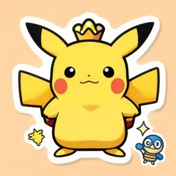 cute miss mascot brouhabam brouhabam exploud pokemon sticker art, cronobreaker, beeple game icon