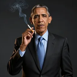 hipster barrack obama smoking a joint, pixar artstyle, wide shot, dramatic lighting, octane render, hyperrealistic, high quality, HD, cinematic